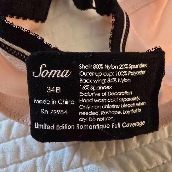 Soma Limited Edition Romantique Bra - Picture 2 of 3